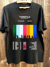 Turnstile The Garden High Vis Punk Hardcore 2025 Tour Black Unisex Shirt picture