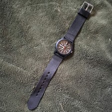 TIMEX Camper T18581 Quartz 34mm Black Military Watch Pre-owned picture