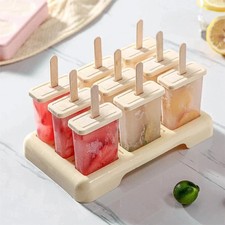 1pcs 9-in-1 DIY Ice Cream Popsicle Mold with Tray – Easy Homemade Frozen Maker picture