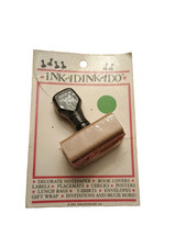 Vtg Inkadinkado Wood Rubber 1.5