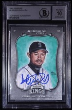 2003 Donruss Diamond Kings Ichiro Suzuki Mariners Auto #6 BGS 10 BAS picture