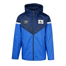 Umbro El Salvador 2023 National Team Rain Jacket Men’s 2XL XXL Blue NWT picture