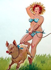Duane Bryers : Piggy :  Archival Quality Art Print picture