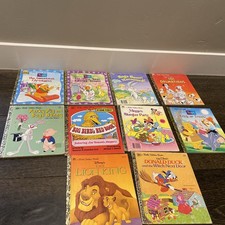 Vintage Children’s Books Little Golden Book Lot Of 10 picture