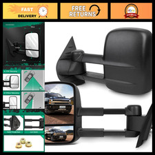 Tow Mirrors for 2007-2013 Chevy Silverado GMC Sierra 1500 2500 3500 Pickup - Man picture
