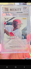 Panini 2013 Prizm Perennial Draft Picks Mookie Betts Auto #97 BGS 9 BAS Red Sox picture
