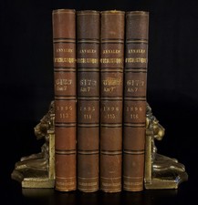 1895`1896 ~  ANNALES D'OCULISTIQUE FRENCH VOLUMES  ~ 4 Volumes picture