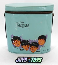 Vintage 1965 The Beatles Blue Vinyl Brunch Bag NEMS picture