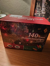 Musical Christmas Lights Plays 25 Songs 8 Function 140 Lights 34 Ft Multicolor picture