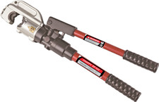 CHAPPY EP-510 12-Ton Hydraulic Cable Lug Crimper 750 MCM w/ Dies & Case picture
