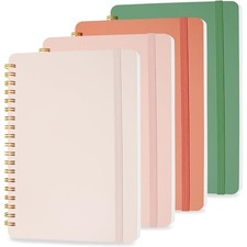4 PCS Small Spiral Notebook 5x7, Spiral Journal Notebook, Notebooks for Work, picture
