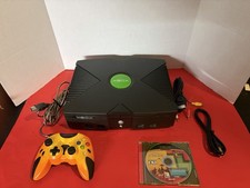 Xbox Original Console. Controller Power/AV Cables Cleaned Tested Works Great picture