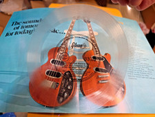 Rare Vintage Gibson Les Paul Recording Guitar/Triumph Bass Brochure &Record 1973 picture