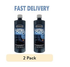(2 pack) Crown Ultra-Refined Lamp Oil 32 oz - Clear and Unscented, Weight picture