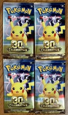 30th Celebration (Empty)Booster Pack Set(4 Empty booster Packs) picture