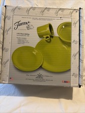 FIESTAWARE 4-Piece Place Setting retired LEMONGRASS New in Box Not Used picture