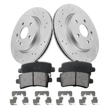 Rear Brake Pads And Rotors Kit Vented Compatible With Chevrolet Malibu picture