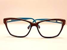 Marimekko Sofia MM1016 003 Black/Turquoise, Cat Eye, Frame Only 52-15-140 1/B10 picture