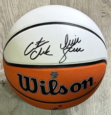 Caitlin Clark - Sophie Cunningham - DUAL Autographed Full Size Basketball w/COA picture