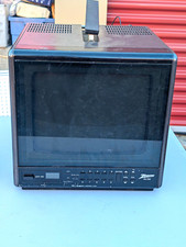 Zenith LM8833 C0930S Portable AC/DC CRT TV Television w/ Carry Handle picture
