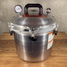 ALL AMERICAN MODEL 921 HEAVY CAST ALUMINUM PRESSURE COOKER 21.5 QT picture