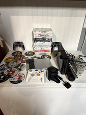 Nintendo Wii + Sony PS2 Mixed Lot Games, Controllers, Cables picture