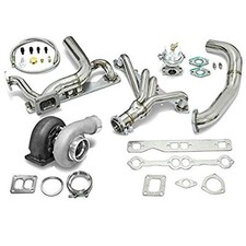 High Performance Upgrade GT45 T4 5pc Turbo Kit Chevy Small Block SBC Engine 350 picture