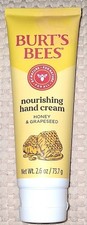 Burt's Bees Nourishing Honey & Grapeseed Hand Cream Moisturizer Dry Skin 2.6 oz picture
