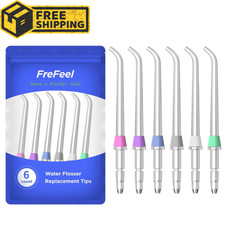 Water Flosser Replacement Heads 6 Pack Classic Jet Tips Fits Waterpik Models picture