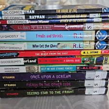 Paperback Book Lot Of 12 Goosebumps. HorrorLand. DC Comics Kids Books picture