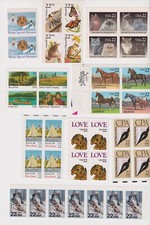 US DISCOUNT POSTAGE 100 x FIRST CLASS LETTER RATE IN TWO STAMP COMBINATIONS picture