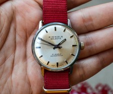 1960's KIENZLE SELECTA Vintage Mechanical 17 JEWELS MILITARY GERMAN Wristwatch picture