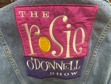 Original Recipient Rosie O'Donnell Show Signed Denim Jacket + 2 Autographs picture