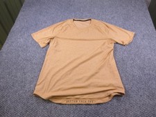 Lululemon Shirt Mens Medium Orange Better Each Day Short Sleeve Athletic Tee picture