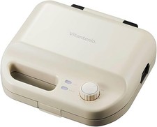 [Vitantonio Official] Waffle & Hot Sandwich Baker (Vwh-50-I) [Includes 2 Types _ picture
