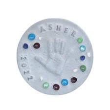 DIY Stepping Stone Kit 10 Inch Handprint Footprint Craft for Garden or Home picture