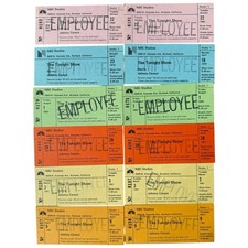 Vintage 1979-1981 The Tonight Show Johnny Carson TV Television Audience Tickets picture