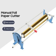 Hot Foil Paper Cutter Manual Slitter Hot Stamping Hand Cutting Machine 1in Core picture