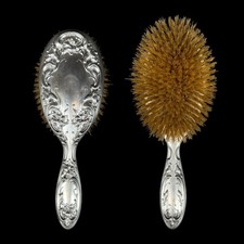 RW&S Wallace Sterling silver pat.1900 Hair Brush 8.5