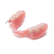 CUSTOM MISSING TEETH FLIPPER Stayplate Upper Lower Tooth Replacement Dental  picture