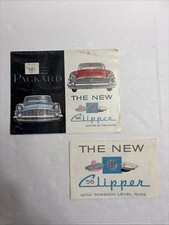 VTG 1956 New Packard & Clipper with Torsion-Level Ride Dealer Sales Brochures picture