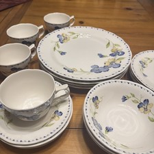 Casual Living Nikko Fine Tableware “Fairfield”  VTG 4 Place Setter Sets 19 Piece picture