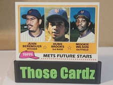 1981 Topps Mets Future Stars #259 Juan Berenguer/ Hubie Brooks /Mookie Wilson B picture