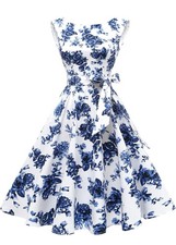 Hanpceirs Sleeveless Vintage 1950s Cocktail Dress Size Small picture