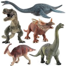 Dinosaur Action Figure PVC T Rex Brachiosaurus Jurassic Toy Model picture