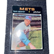1971 Topps - Tom Seaver Vintage Baseball Card # 160 New York Mets Pitcher picture