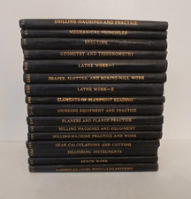 Vintage International Textbook Company Lot 16 Machine Shop Lathe 1920s - 1940s picture