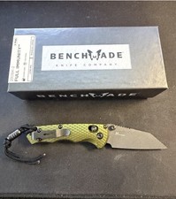 New Benchmade 290BK-2 Full Immunity Woodland Green Aluminum Wharncliffe Knife picture