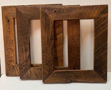 3 reclaimed wood 8x10 picture frames picture