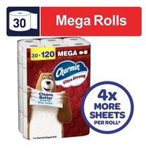 Charmin Toilet Paper Ultra Strong, 30 Mega Rolls picture